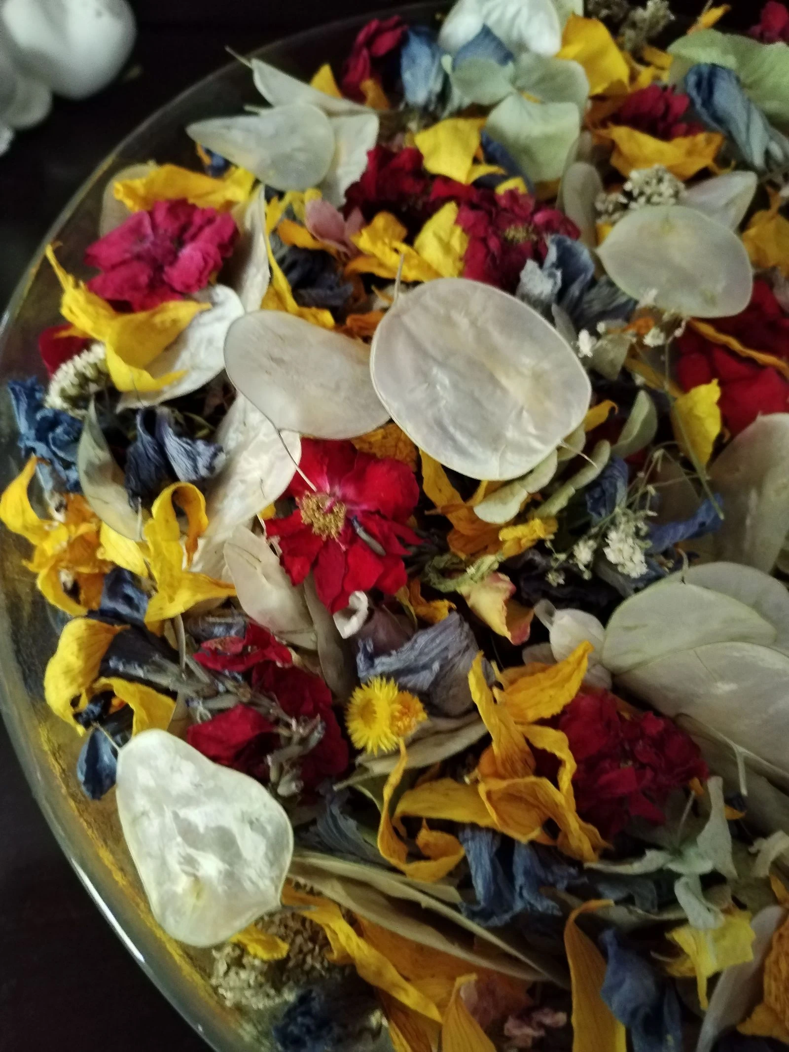 Gran cantidad de pétalos de flores secas y flores secas rústicas de mi jardín natural. – photo 10